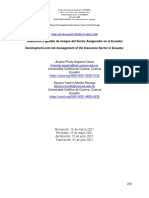 Desarrollo YGestion de Riesgos Del Sector Asegurador en El Ecuador