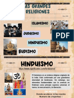 Hinduismo, budismo, judaísmo e islamismo
