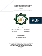 METODOLOGI TAFSIR AL-QUR'AN AL-KARIM Mutawalli As-Sya'rawi, KELOMPOK 11 REVISI