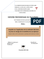 Enquete Sur Lapp de La Methode CGE