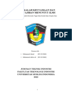 Makalah Keutamaan Dan Kewajiban Menuntut Ilmu