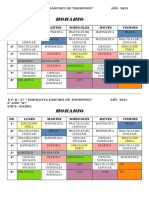 Horario: HS. Lunes Martes Miércoles Jueves Viernes 1º 2º 3º 4º 5º 6º 7º 8º