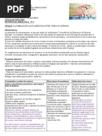 Propuesta.: Ciclo Lectivo 2 023 Secuencias Didáctica #2 Título: Las Medias de Las Flamencos - Autor: Horacio Quiroga