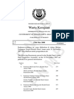 Warta Kerajaan: Government of Kedah Darul Aman Gazette