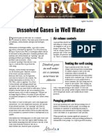 Dissolved Gases in Well Water: Air Volume Controls