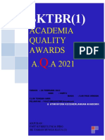 Academia Quality Awards A. .A 2021: SKTBR