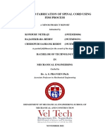 Design and Fabrication of Spinal Cord Using FDM Process