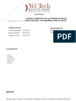 Fabrication and Characteristics of Aluminium Metal Matrix Composites