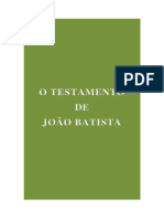 O Testamento de João Batista
