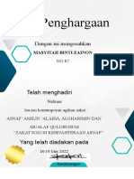 Sijil Penghargaan: Dengan Ini Mengesahkan