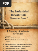 The Industrial Revolution: Blessing or Curse ?