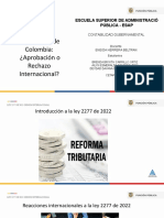 La Ley 2277 de Colombia: ¿Aprobación o Rechazo Internacional?
