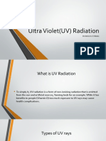 Ultra Violet (UV) Radiation