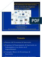 Formación de Ecosistemas de Innovación y Su Impacto en La Creación de Empresas Tecnológicas y Sostenibles