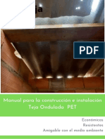 Manual para La Construcción He Instalación Teja Ondulada PET