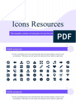 Icons Resources: This Template Contains Several Packs of Icons For Your Presentations!