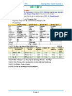 Trung tâm TH-NN-KN Bài tập thực hành Module 1