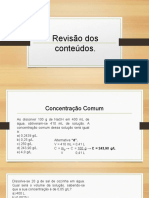 Revisão Dos Conteúdos