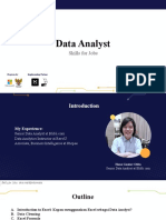 Webinar Pijar Mahir - Data Analyst - Microsoft Excel