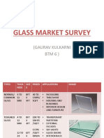 Glass Market Survey: (Gaurav Kulkarni BTM 6)