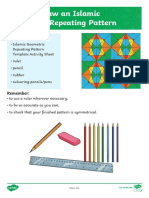 How To Draw An Islamic Geometric Repeating Pattern: You Will Need