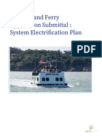 Angel Island Ferry Application Submittal: System Electrification Plan