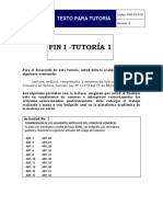 Tutoria 1 - FIN I