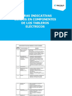 Letras Indicativas Usados en Componentes de Los Tableros Eléctricos