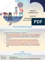 01 UK - 1 Menerapkan Prinsip Kesehatan Kerja Untuk Mengendalikan Risiko K3