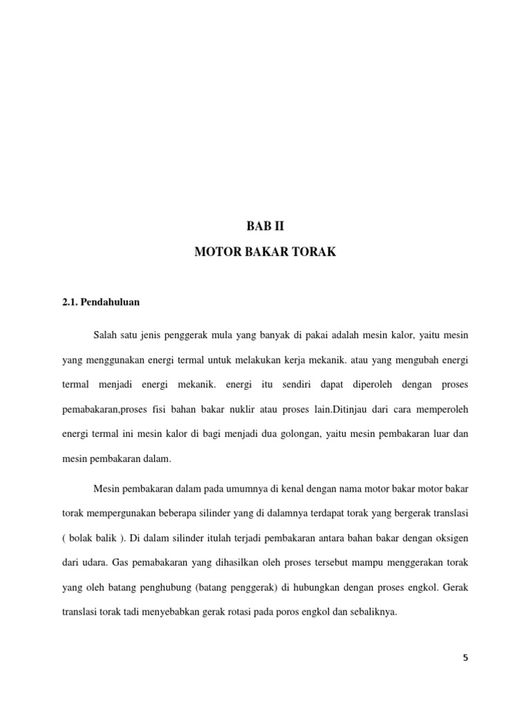 Adoc - Pub - Bab II Motor Bakar Torak | PDF