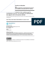 L'utilisation Des Rituels Et Des Routines Par Les Enseignants Novices. Un Exemple de Mobilisation Des Apports de La Formation Initiale