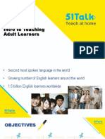 Intro To Teaching Adults Learners (Module)