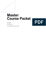 Master Course Packet