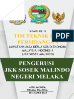 Tim Teknik Dan Persidangan: Pengerusi JKK Sosek Malindo Negeri Melaka