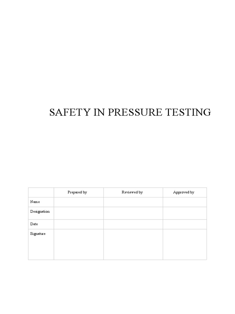 15 Pressure Testing | PDF | Valve | Personal Protective Equipment