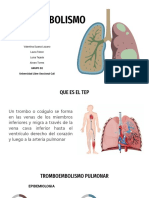 Tromboembolismo Pulmonar: Valentina Suarez Lozano Laura Tobon Luisa Tejada Alvaro Torres