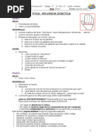 Ética: Secuencia Didáctica: Clase 1