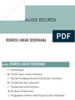 2-4 Analisis Regresi Sederhana