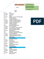 Catalogo de Cuenta Contable: Código Cuentas