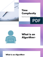 Time Complexity: Data Structures and Algorithms