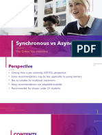 Synchronous Vs Asynchonrous Comparison For eSL