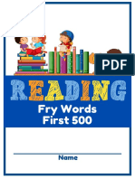 Fry Words Booklet
