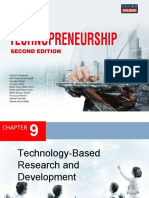 UniKL Technopreneurship CHP 9 - Technology-Based Research and Development