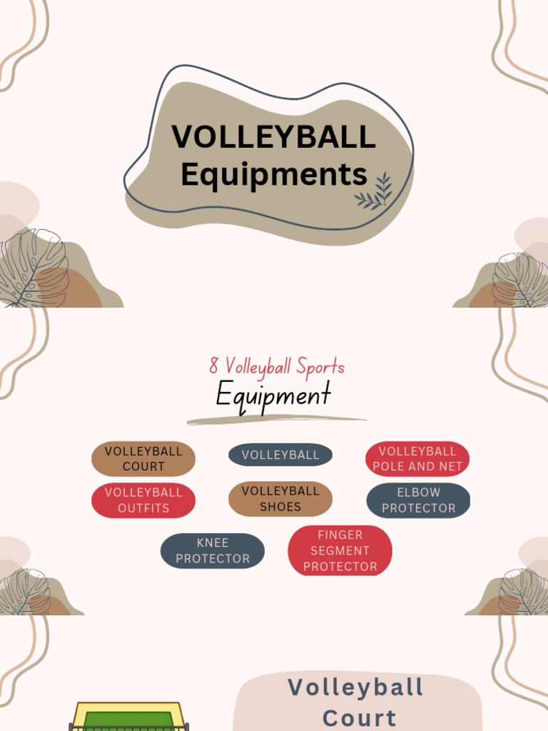 Volleyball Equipments PDF Volleyball