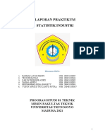 Laporan Praktikum Statistik Industri: Program Studi S1 Teknik Mesin Fakultas Teknik Universitas Trunojoyo MADURA 2021