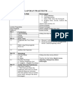 FORMAT LAPORAN PRAKTIKUM - XX