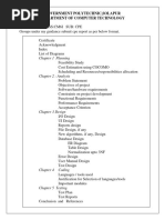 Report Project Format