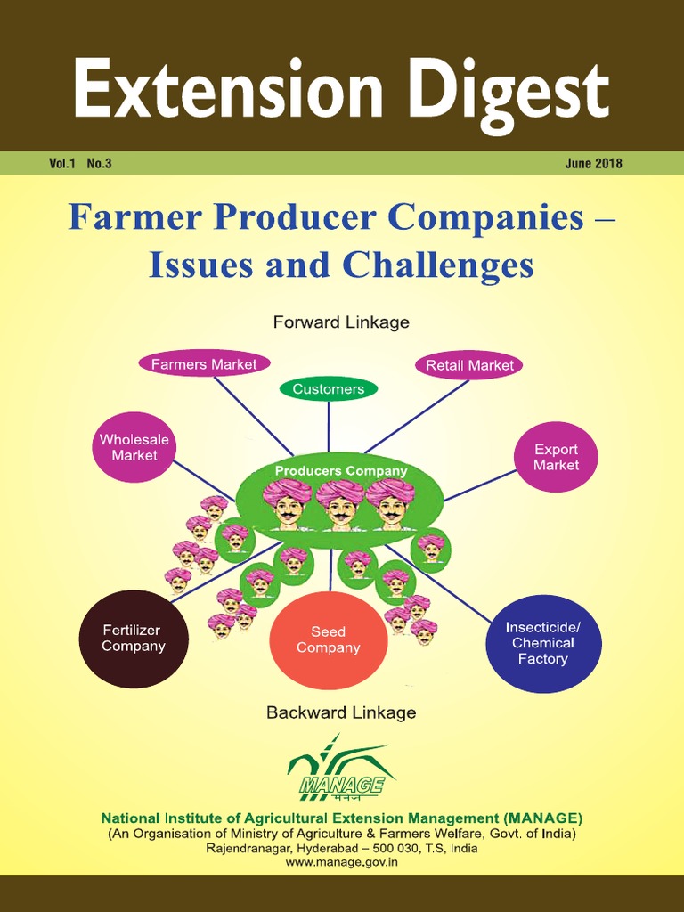 View of FPC Challanges and Issues by MANAGE | PDF | Smallholding | Cooperative