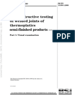 BS EN 13100-1-2000 Non Destructive Testing of Welded Joints of Thermoplastics Semi-Finished Produ