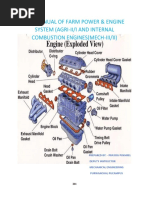 Lab Manual of Farm Power & Engine System (Agri-Ii/I and Internal Combustion Engines (Mech-Iii/Ii)